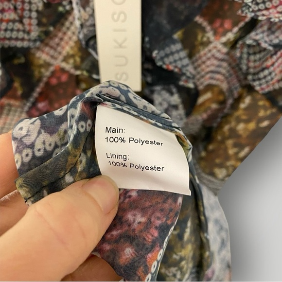 NWT SUKISO WOMEN'S ANGELINA DRESS IN PINK DECO Sz Small - Picture 11 of 14